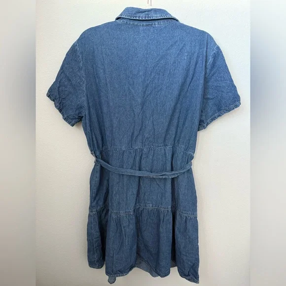 Joie Classic Blue Denim Dress Size XL - Picture 4 of 6